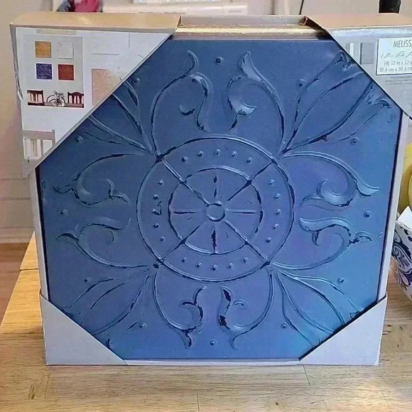 Michaels Craft Store Other - 4 Piece Melissa Tile Wall Decor NIB